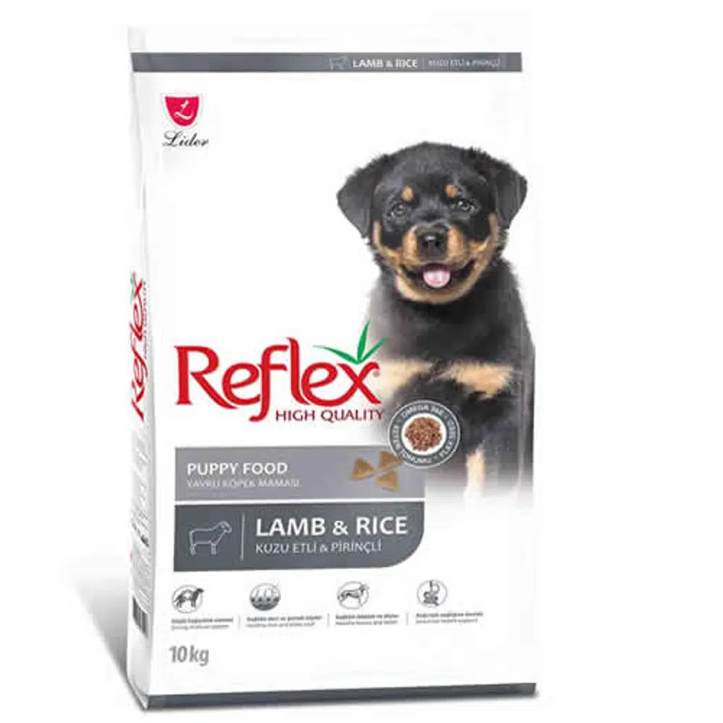 Reflex Kuzu Etli,Pirinçli Yavru Köpek Maması 10 kg