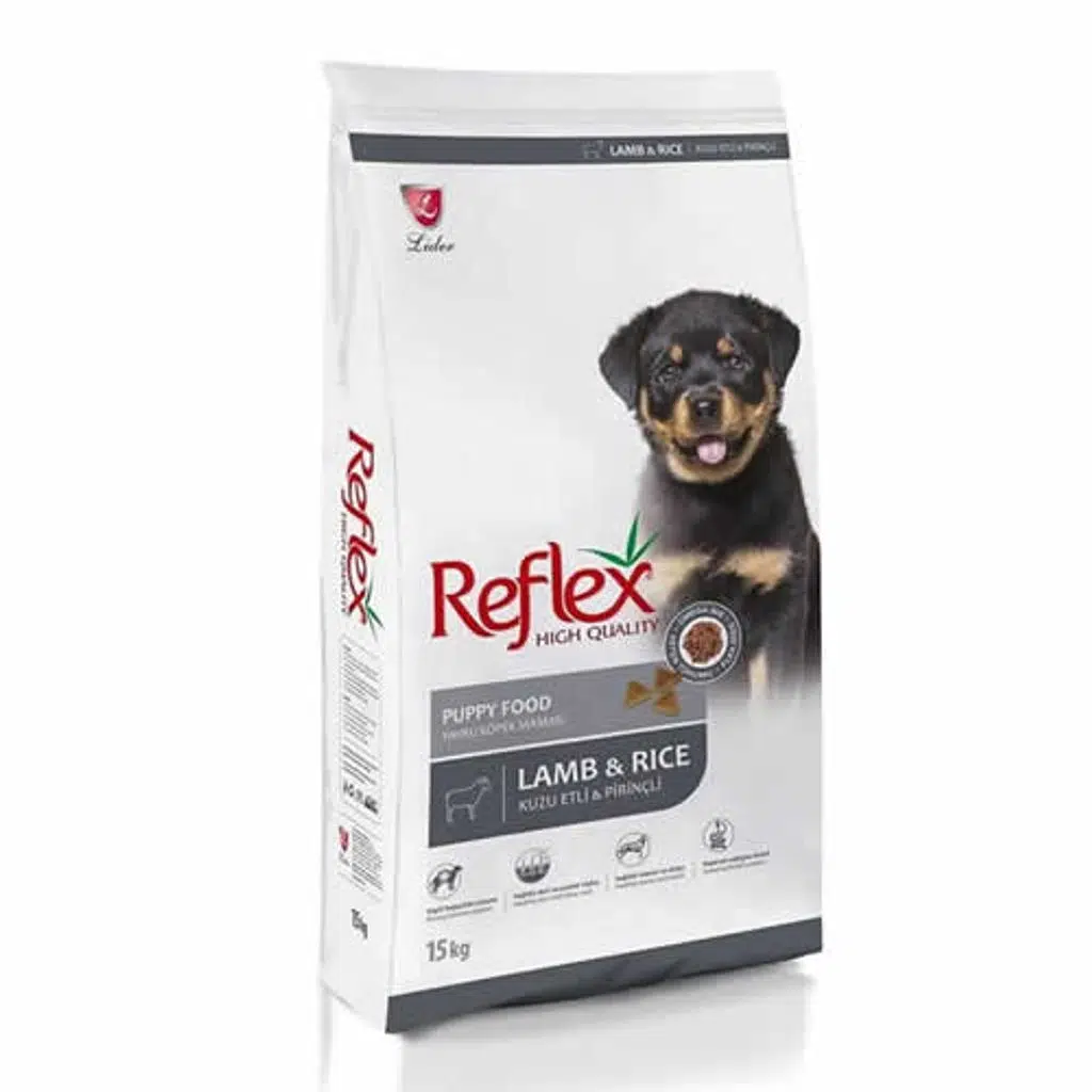 Reflex Kuzu Etli Yavru Köpek Maması 15 KG