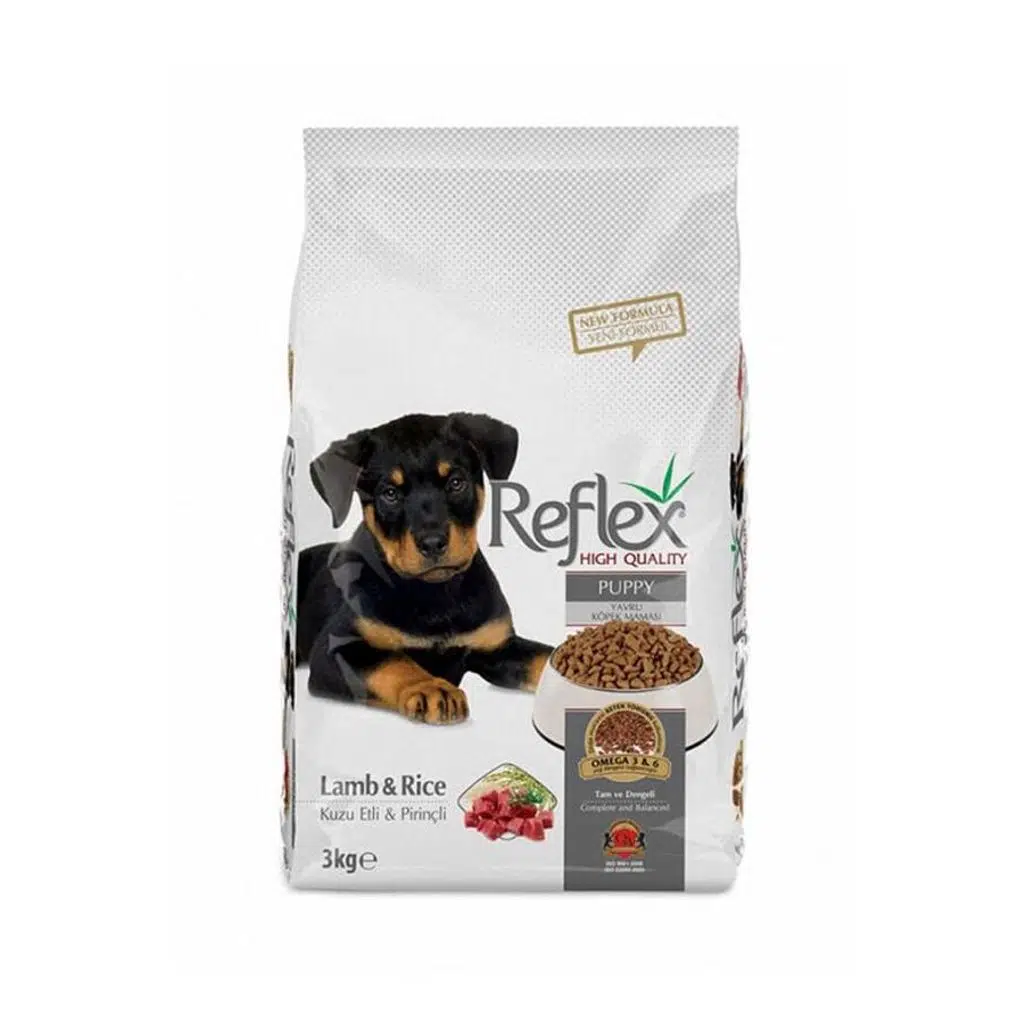 Reflex Kuzu Etli Yavru Köpek Maması - 3 KG