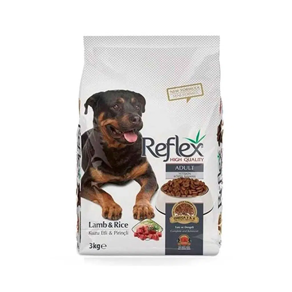 Reflex Kuzu Etli Büyük Irk köpek maması-3 Kg
