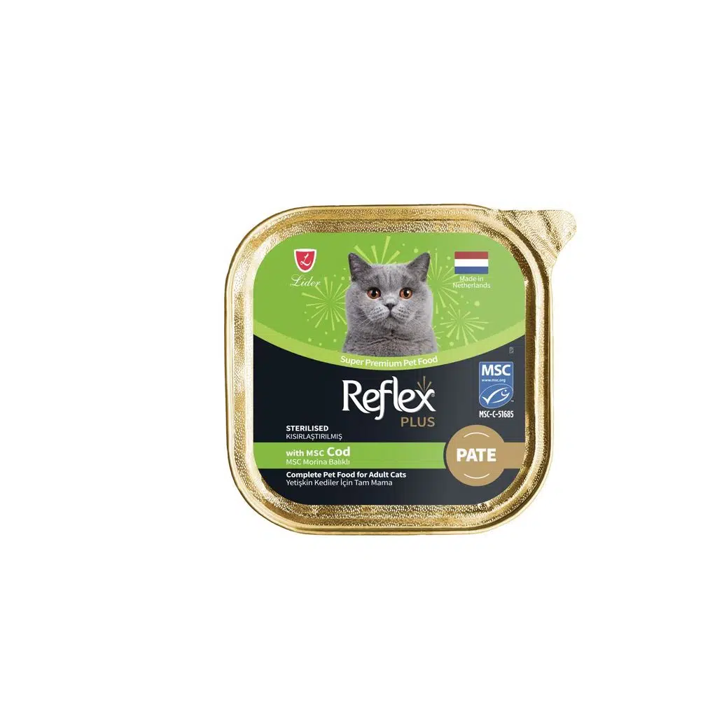 Reflex Plus Pate Balıklı Kısır Kedi Konservesi 85 GR