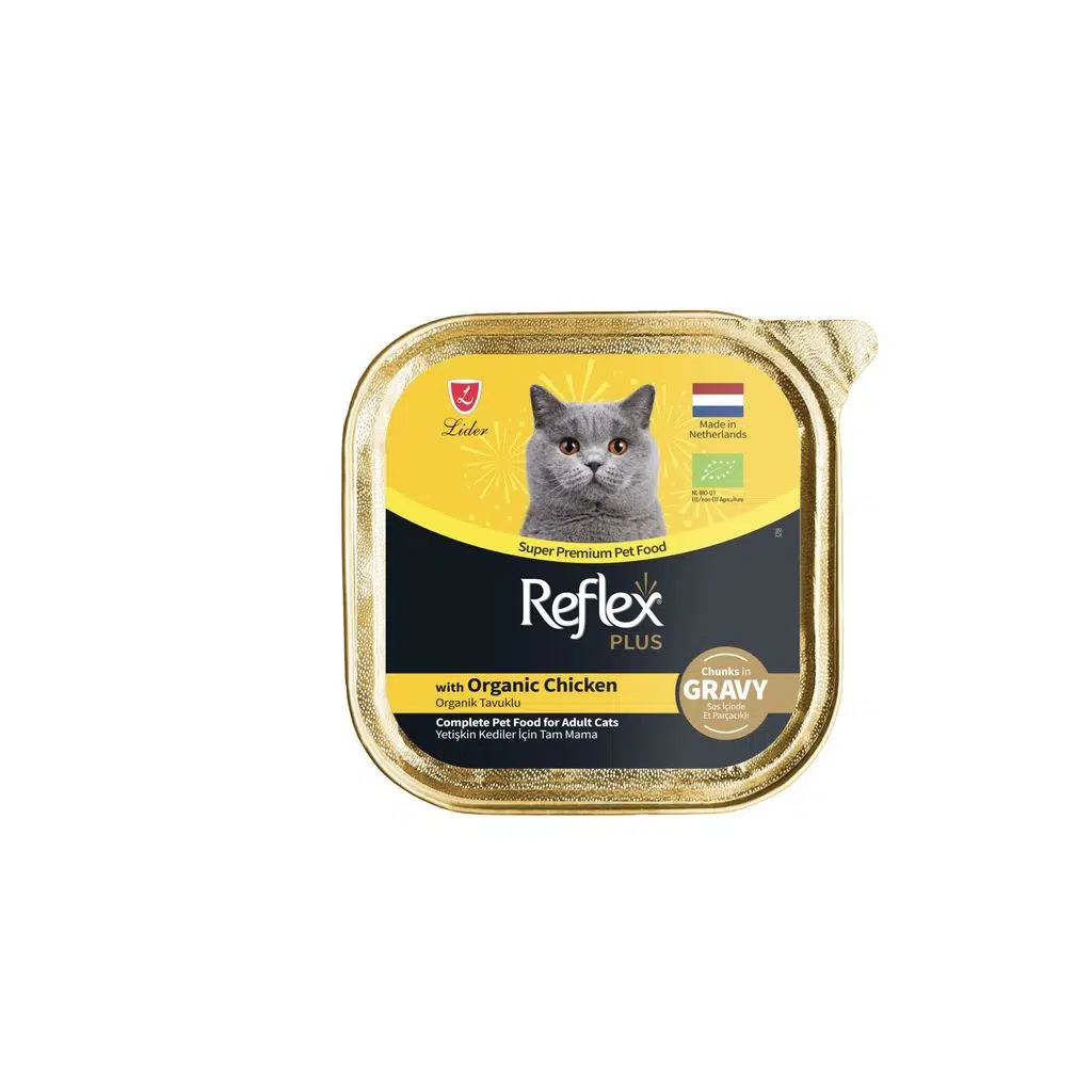Reflex Plus Gravy Soslu Doğal Tavuklu Kedi Konservesi 85 GR