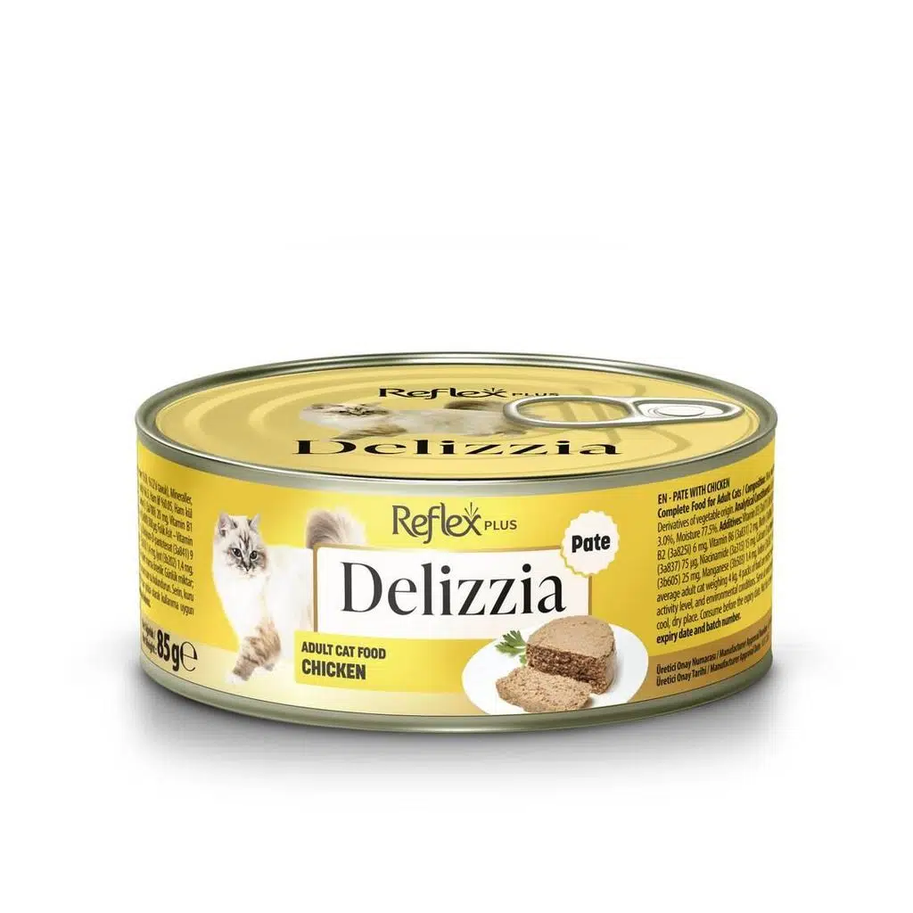 Reflex Plus Delizzia Kıyılmış Tavuklu Kedi Konservesi 85 gr