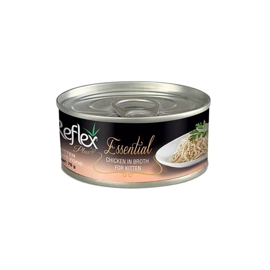 Reflex Plus Essential KittenTavuk Eti Mango Et Suyunda 70 Gr