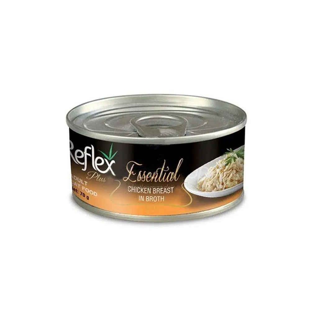 Reflex Plus Essential Tavuk Göğüslü Et Suyu içinde 70 GR
