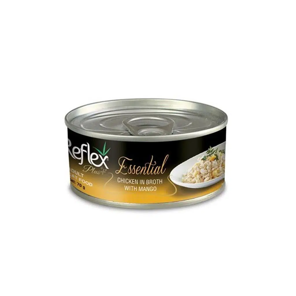 Reflex Plus Essential Tavuklu Mangolu Kedi Konservesi 70 Gr