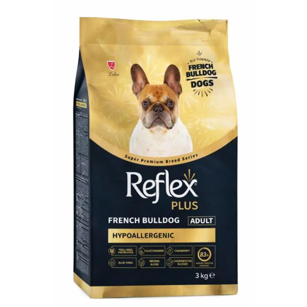 Reflex Plus French Bulldog Yetişkin Köpek Maması 3 Kg