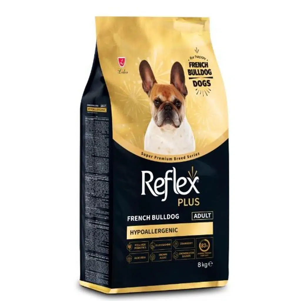 Reflex Plus French Bulldog Yetişkin Köpek Maması 8 Kg