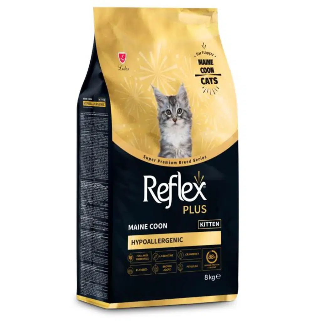 Reflex Plus Hipoalerjenik Maine Coon Yavru Kedi Maması 8kg