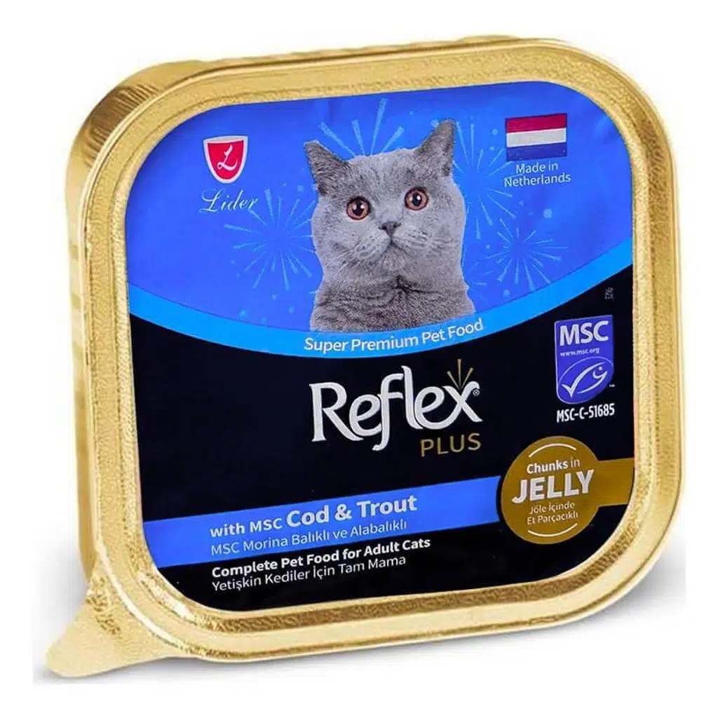 Reflex Plus Jöleli MSC Morina Balıklı Kedi Konservesi 85 GR