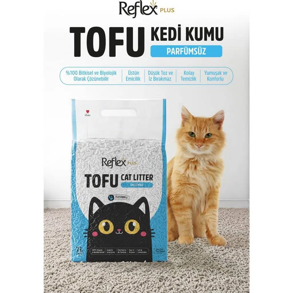 Reflex Plus Kokusuz Tofu Kedi Kumu 2,8 kg 7lt