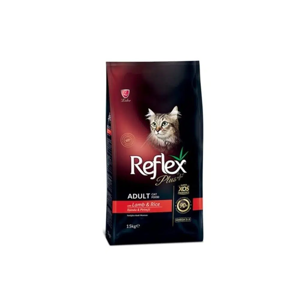 Reflex Plus Kuzu Etli Kedi Maması15 KG