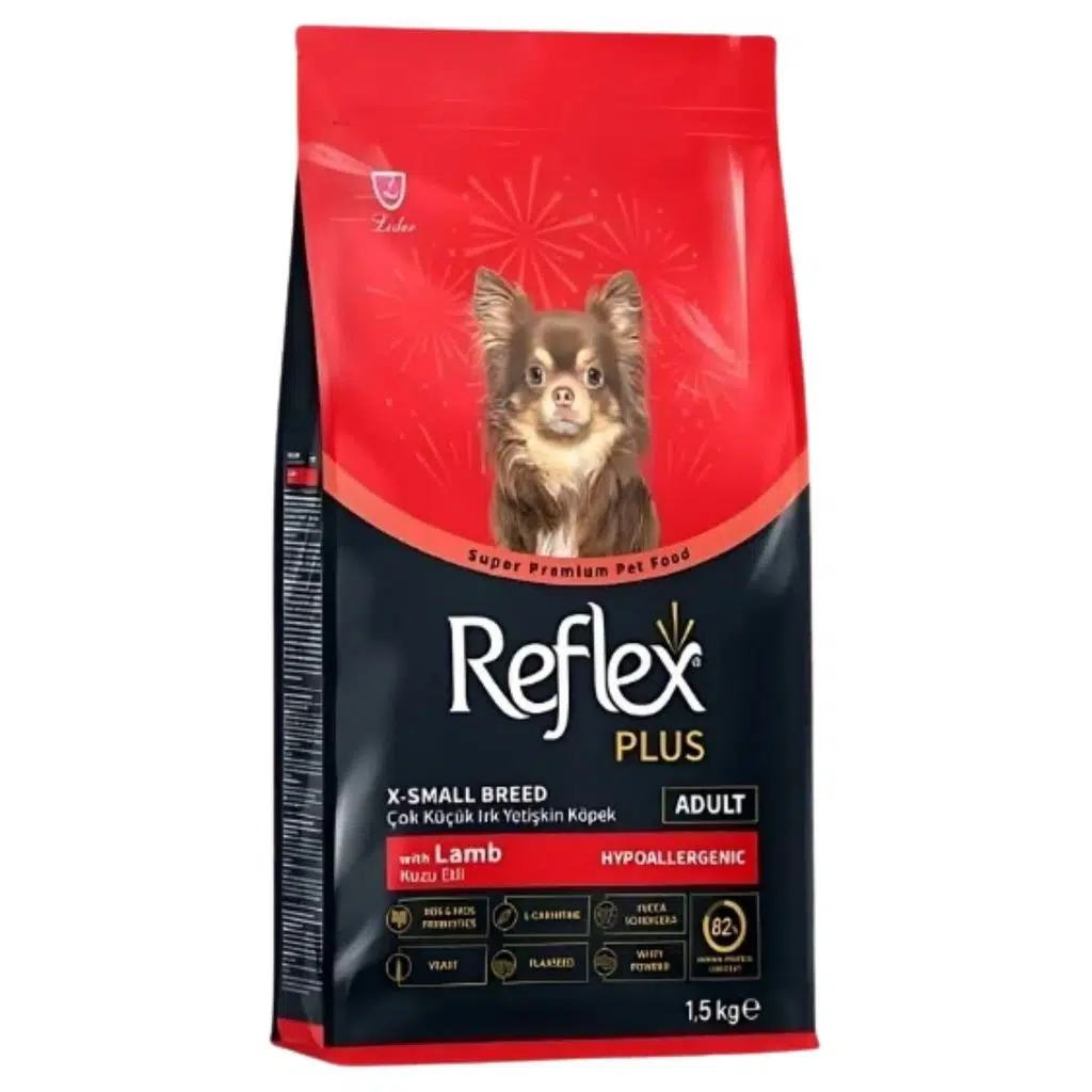 Reflex Plus Kuzu Etli Mini Ve Küçük Irk Köpek Maması 1,5 kg