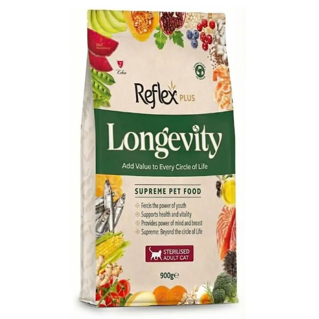 Reflex Plus Longevity Kısırlaştırılmiş Yetişkin Kedi Maması 900 G