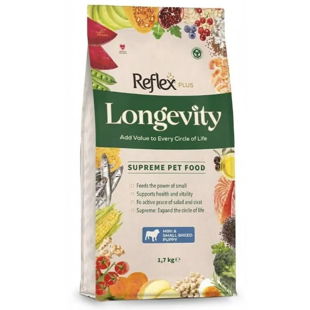Reflex Plus Longevity Mini ve Küçük Irk Yavru Köpek Maması1700 G