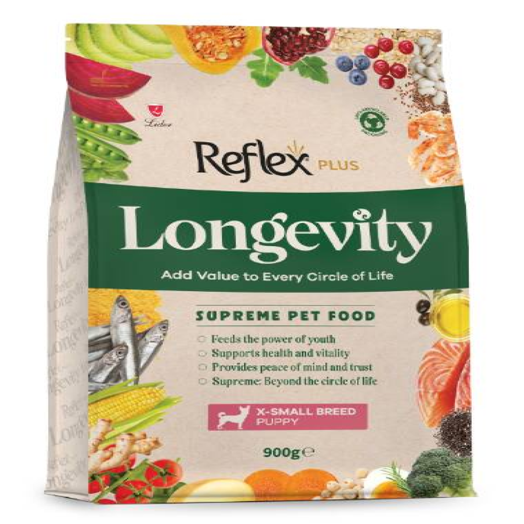 Reflex Plus Longevity Mini ve Küçük Irk Yavru Köpek Maması900 G