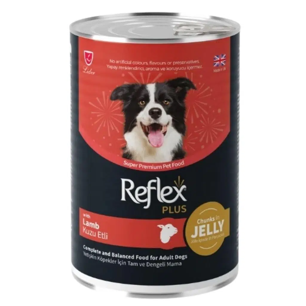 Reflex Plus Parça Kuzu Etli Köpek Konservesi 400 Gr