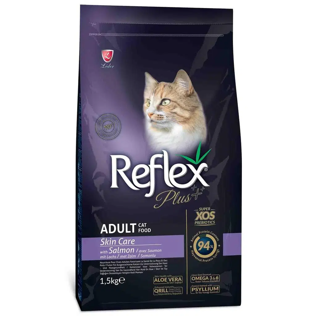 Reflex Plus Skin Care Somon Balıklı Kedi Maması 1,5 kg