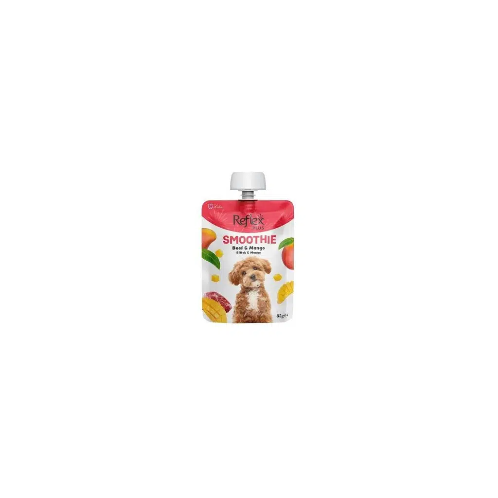 Reflex Plus Smoothie Biftekli ve Mangolu Sıvı Köpek Ödülü 85gr