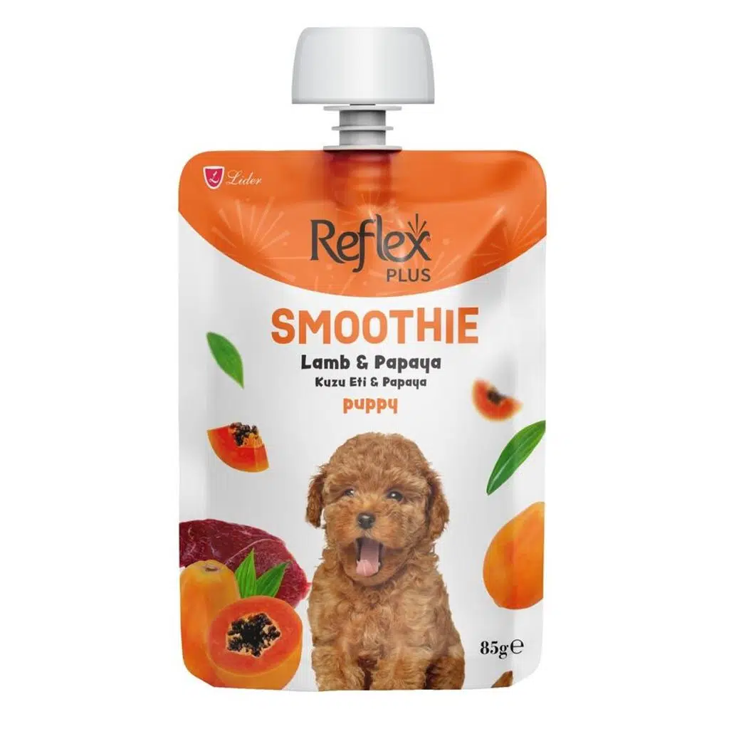 Reflex Plus Smoothie Kuzulu Papayalı Yavru Likit Köpek Ödülü 85 Gr