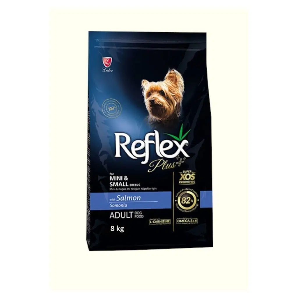 Reflex Plus Somonlu Küçük Irk Köpek Maması -8Kg