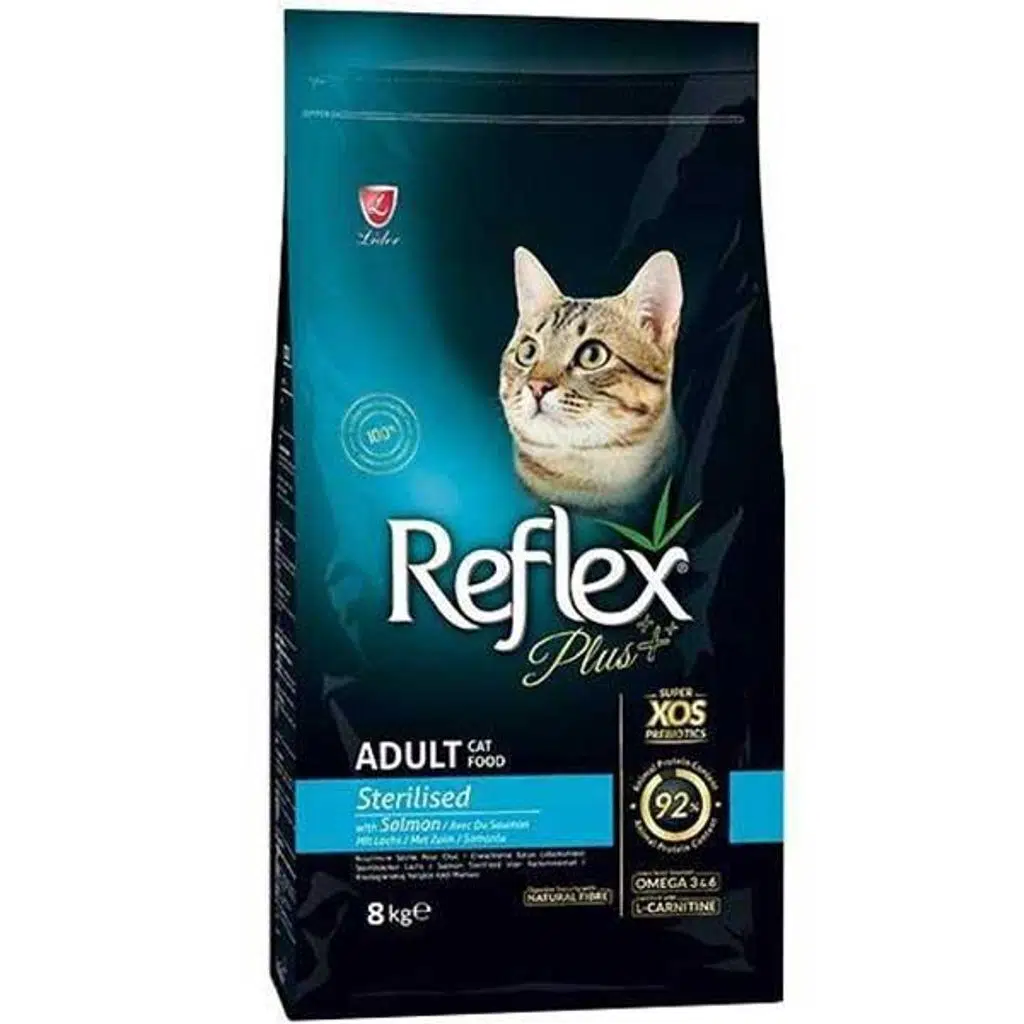 Reflex Plus Sterilised Somonlu Kedi Maması 8 Kg
