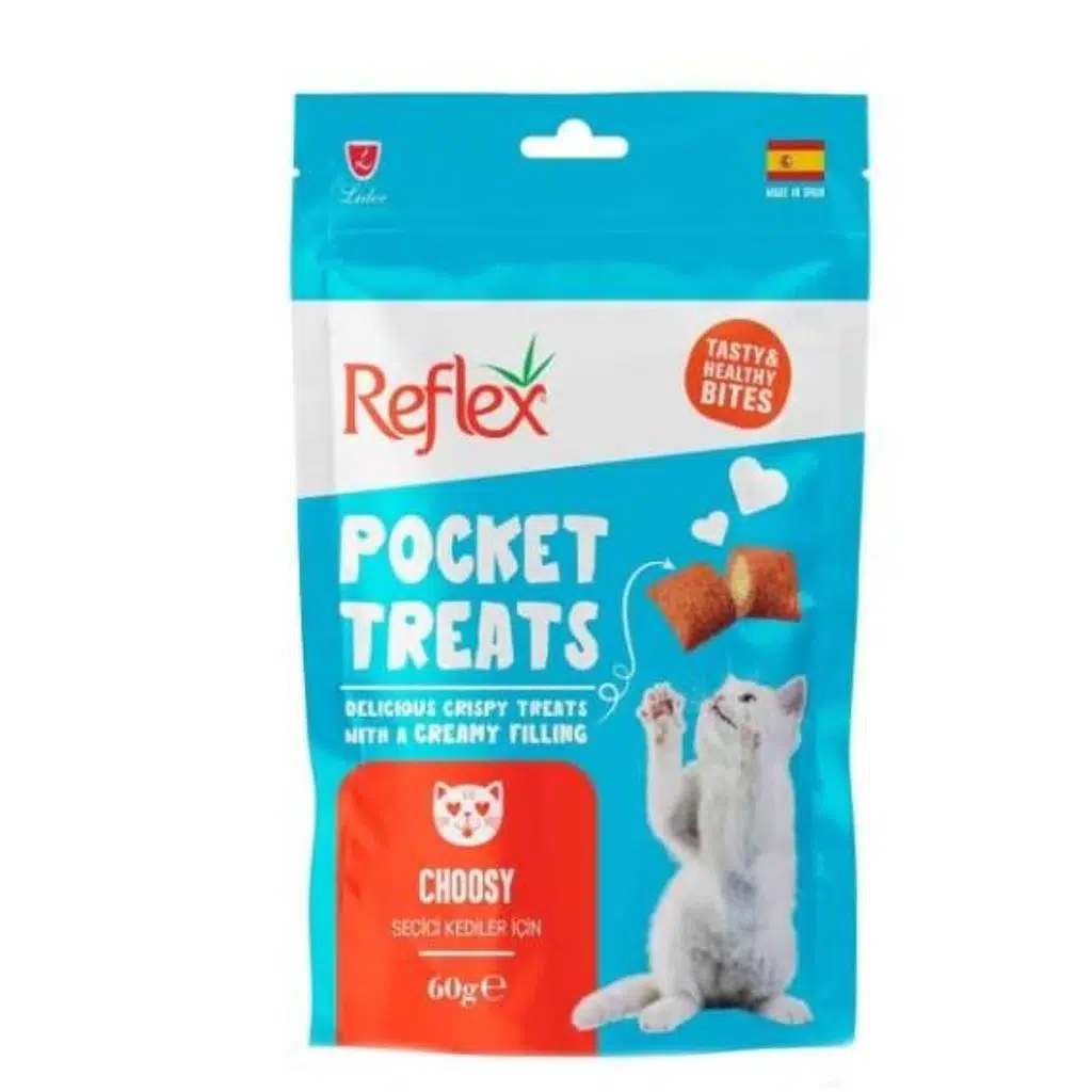 Reflex Pocket Treats Choosy Seçici Kediler İçin Kedi Ödül Maması 60gr
