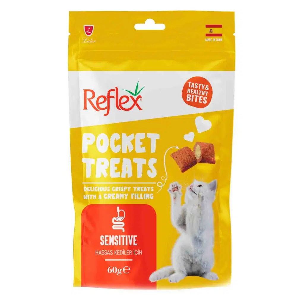 Reflex Pocket Treats Senstive Kedi Ödülü 60 gr