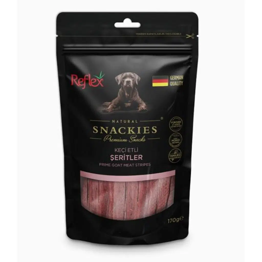 Reflex Snackies Keçi Etli Şeritler 170gr