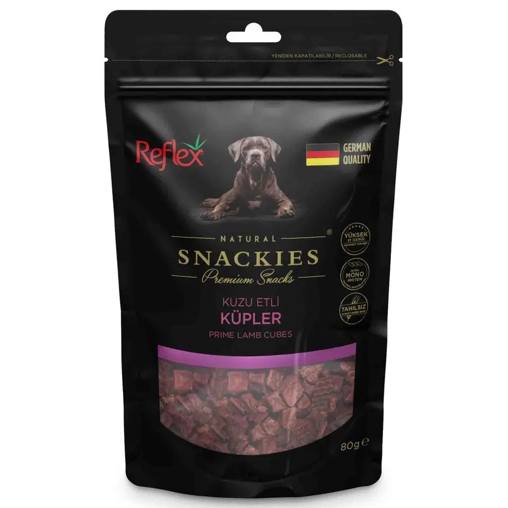 Reflex Snackies Kuzu Etli Küpler 80gr