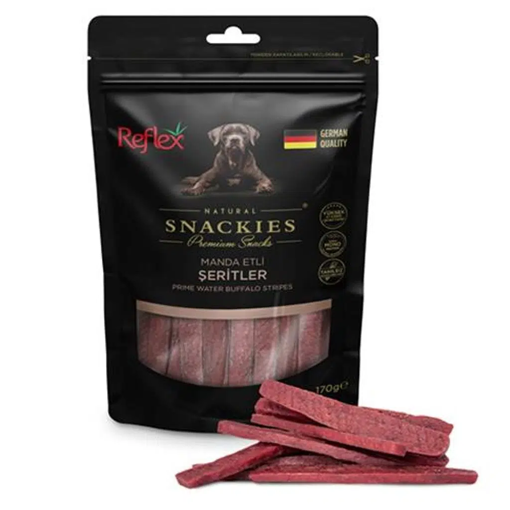 Reflex Snackies Manda Etli Şeritler 170 gr