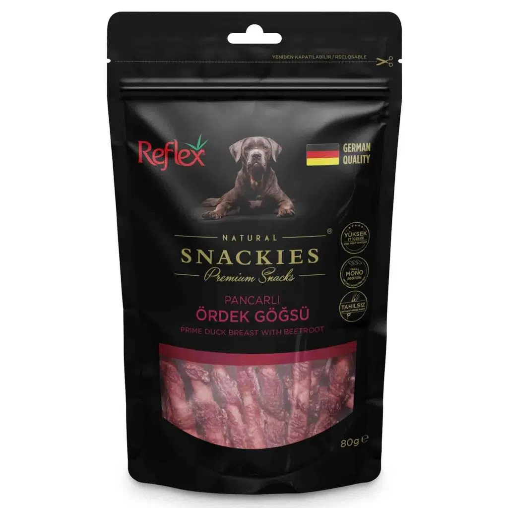 Reflex Snackies Ördek Etli Pancarlı Çubuklar 80 gr