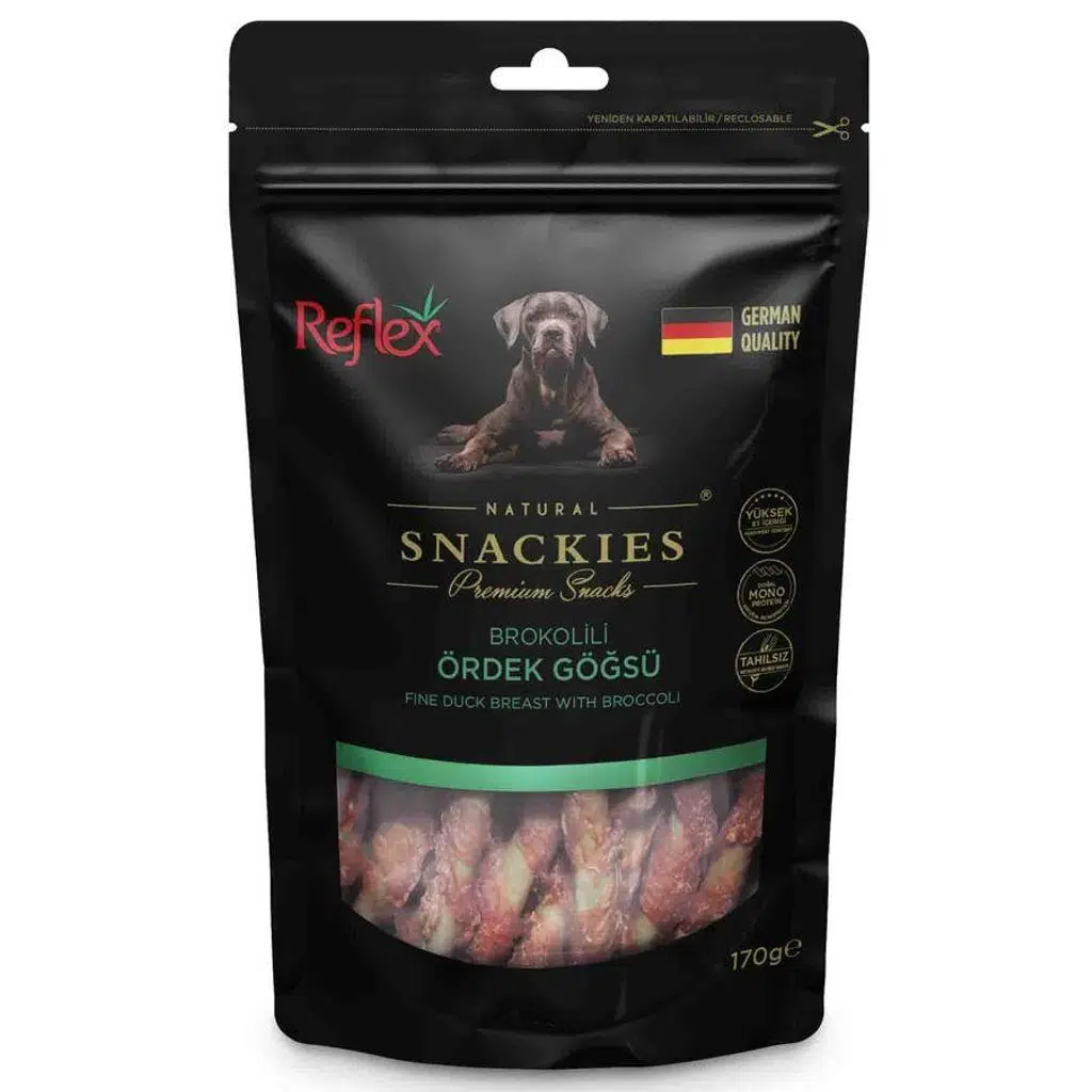 Reflex Snackies Ördek Göğüs Etli Brokolli Çubuklar 170 gr