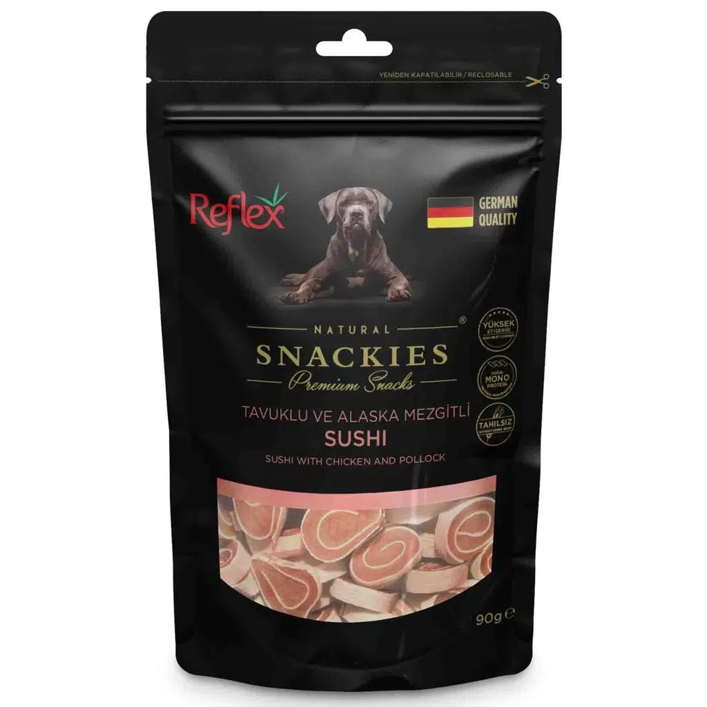 Reflex Snackies Tavuklu ve Balıklı Sushi 90gr