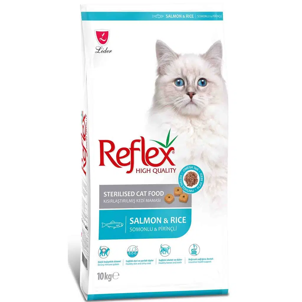 Reflex Sterilised Somon Balıklı Kedi Maması 10 Kg