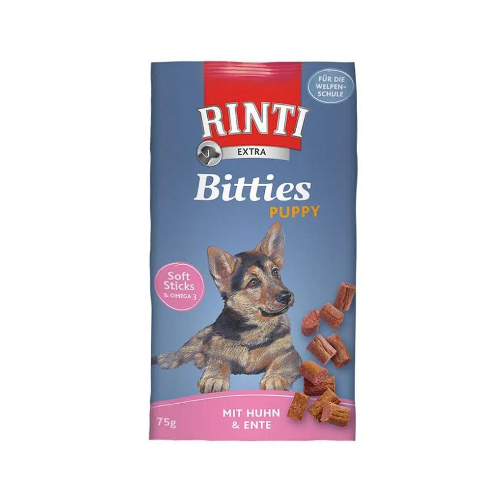 Rinti Bitties Tavuk Ördek Etli Yavru Köpek Ödülü 75 Gr