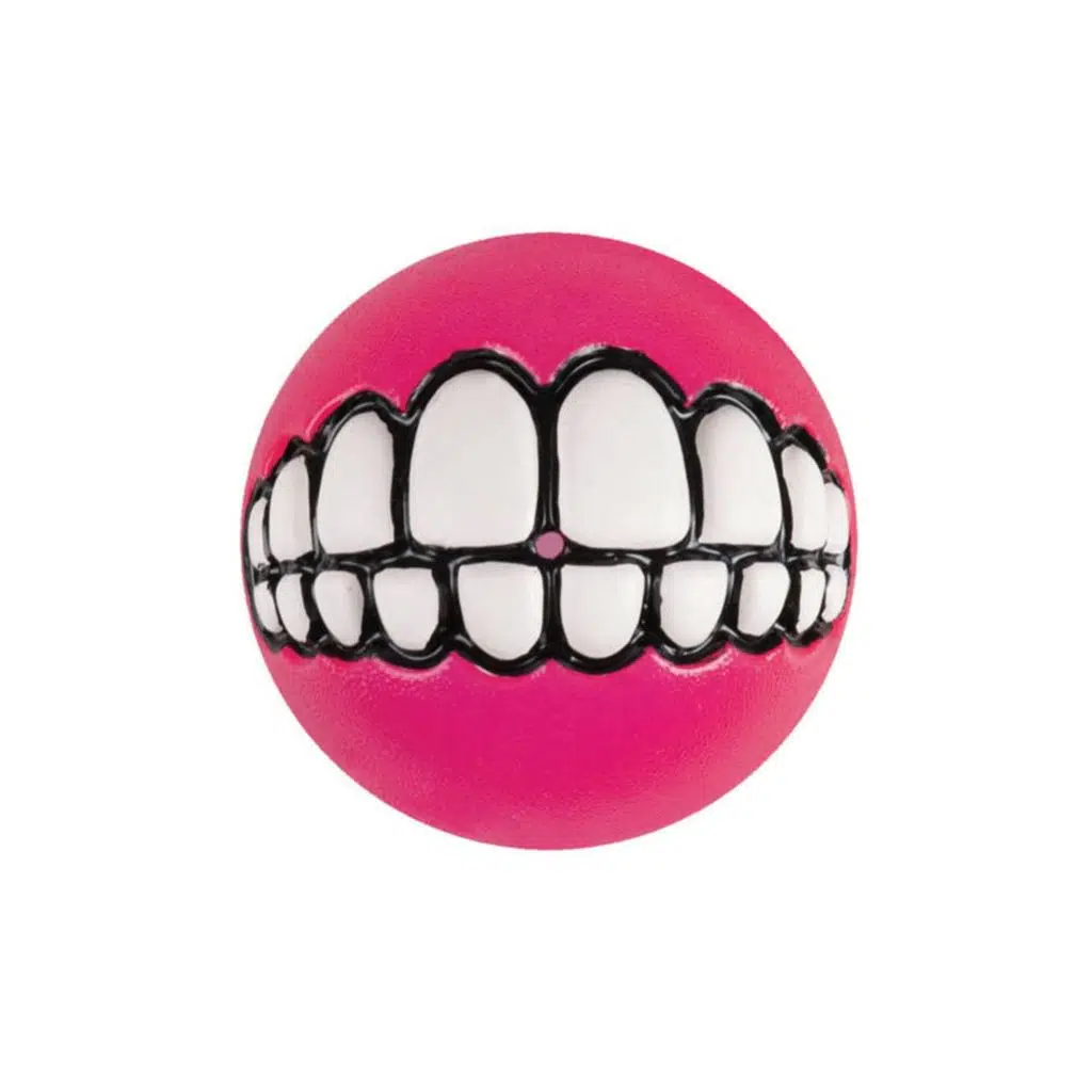 Rogz Toyz Grinz Ödül Hazneli Köpek Oyun Topu 6,4 CM PINK