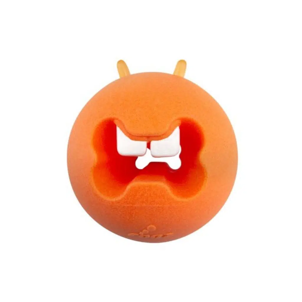 Rogz Toyz Fred Traktatiebel Köpek Oyuncağı 6,4 Cm ORANJ