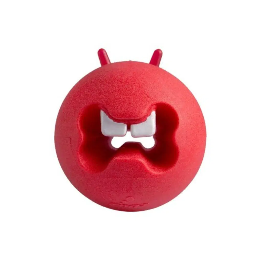 Rogz Toyz Fred Traktatiebel Köpek Oyuncağı 6,4 Cm RED