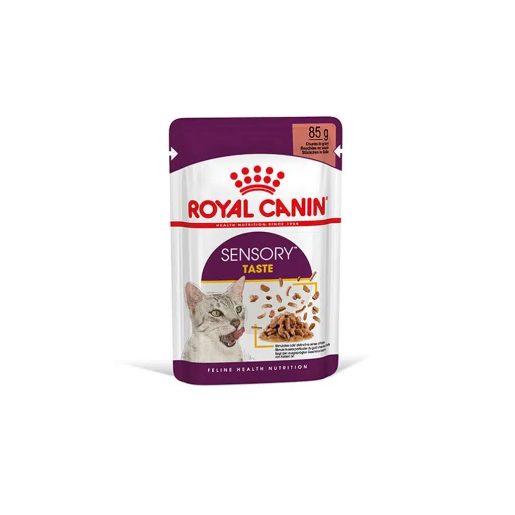 Royal Canin Cat Sensory Taste Etli Soslu Kedi Konservesi 85gr