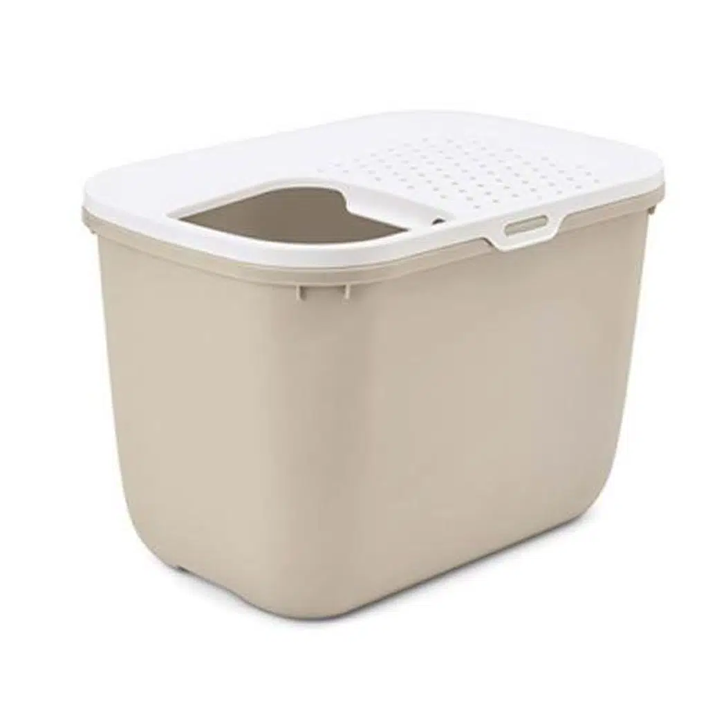 Savic Hop In üstten Girişli Kedi Tuvaleti KAHVERENGİ