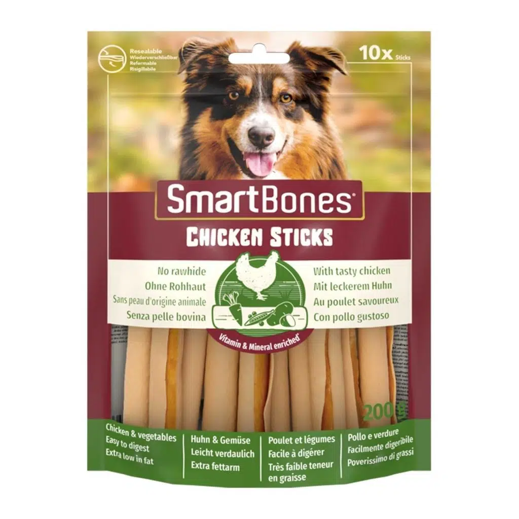 SmartBones Chicken Sticks Köpek Ödülü 10pcs
