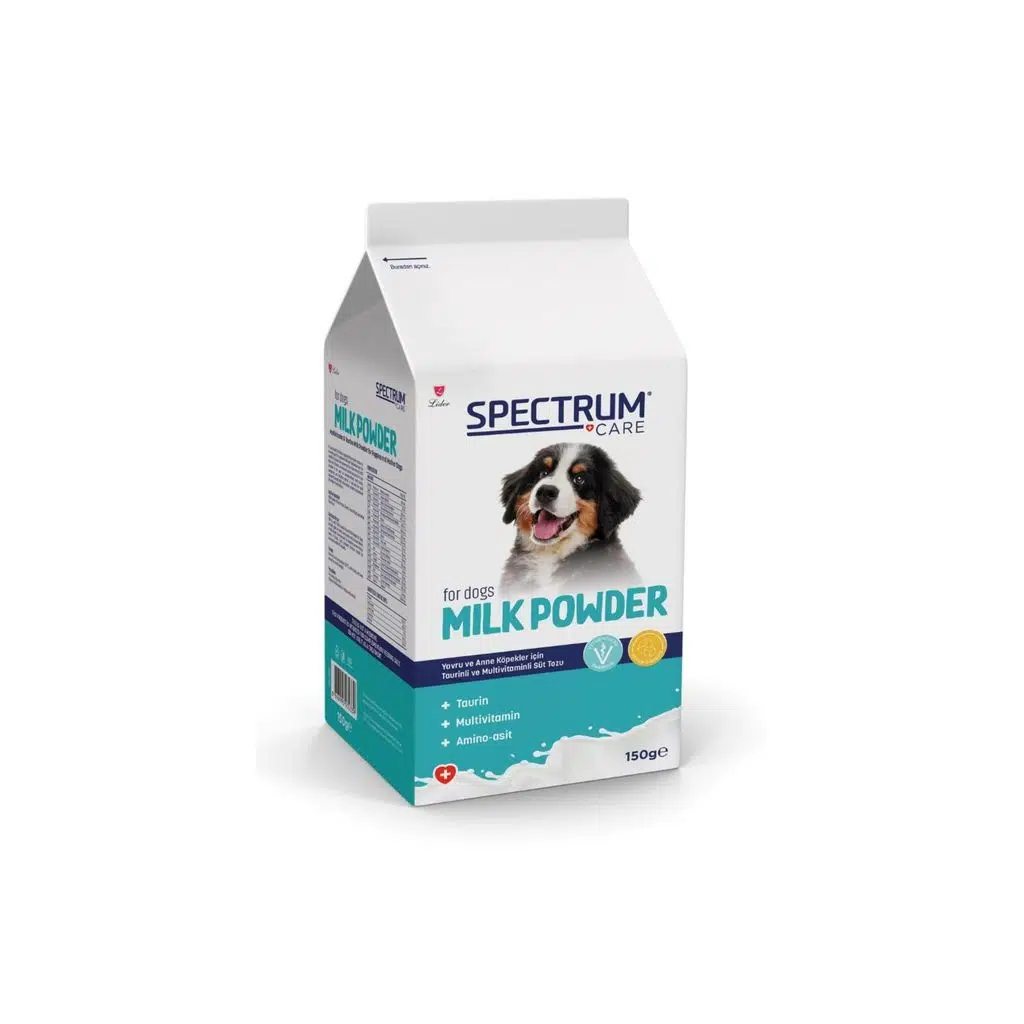 Spectrum Care Yavru Köpekler için Taurin ve Multivitaminli Süt Tozu 150gr