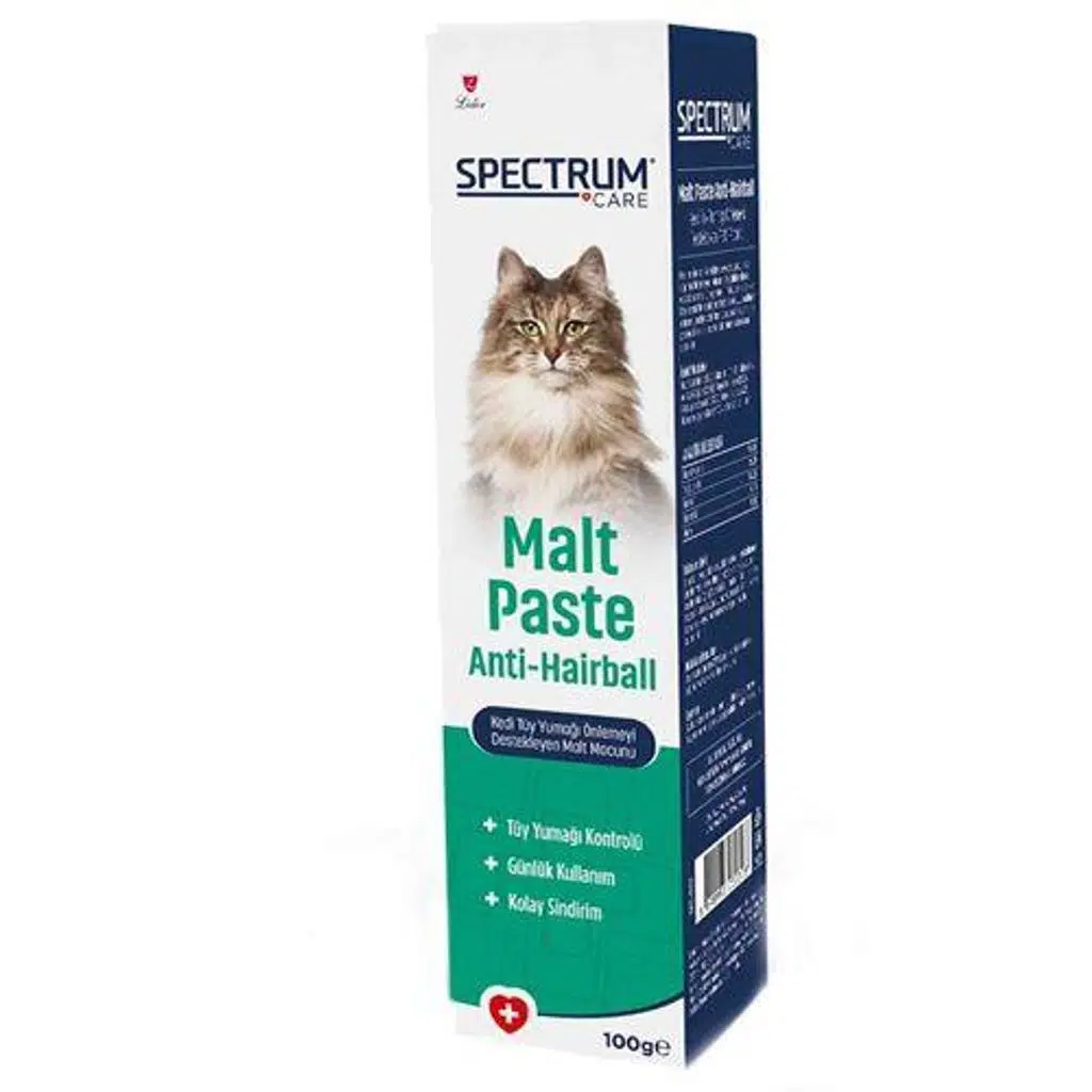 Spectrum Kedi Tüy Yumağı Önlemeyi Destekleyen Malt Macunu 100gr