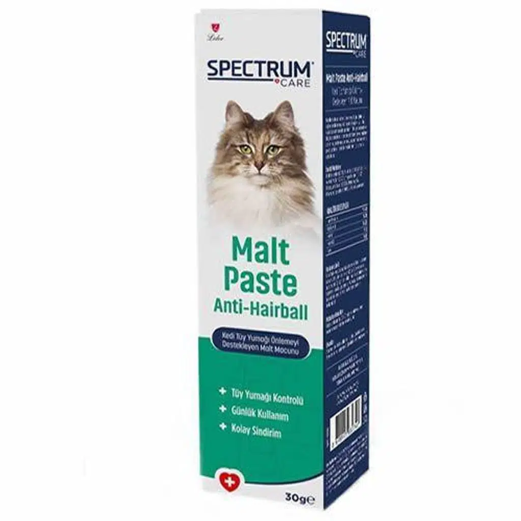 Spectrum Kedi Tüy Yumağı Önlemeyi Destekleyen Malt Macunu 30gr