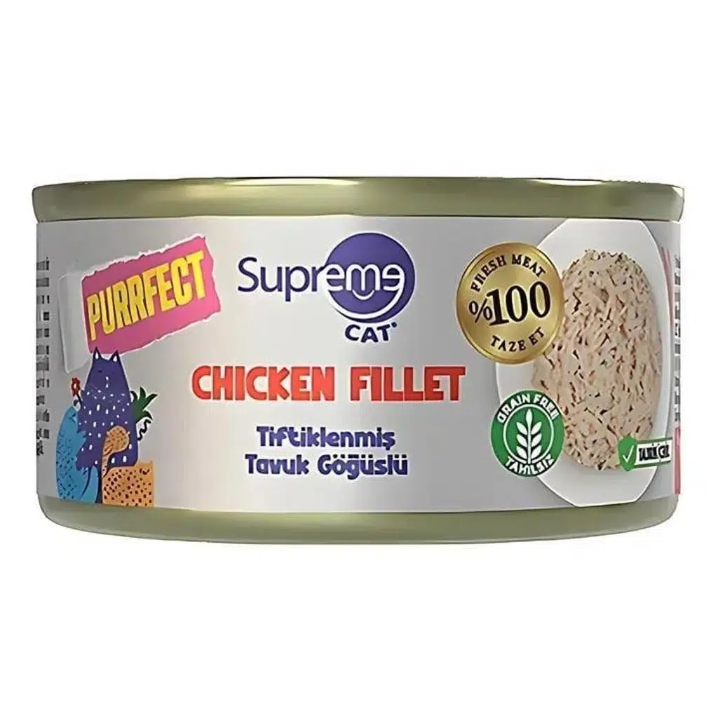 Supreme Cat Tiftiklenmiş Tavuk Göğüslü Kedi Konservesi 70gr
