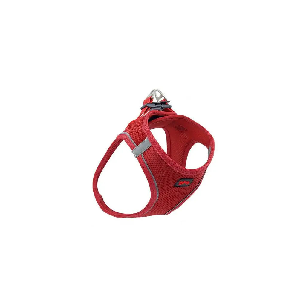 Tailpetz Air Mesh Göğüs Tasması KIRMIZI-3XS 