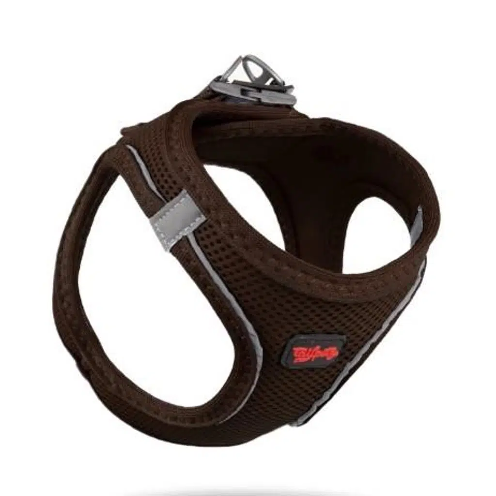 Tailpetz Air Mesh Göğüs Tasması Kahverengi-M
