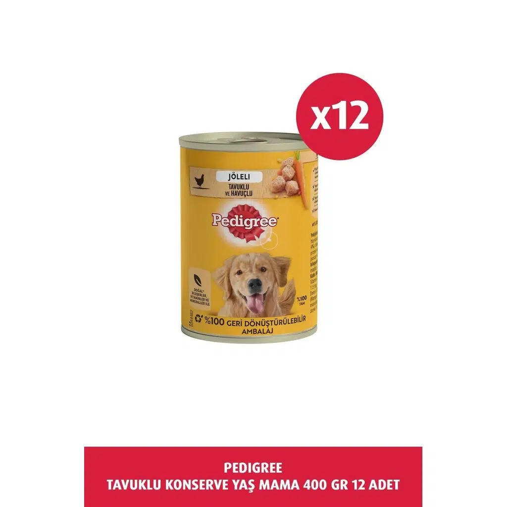 Tavuklu Konserve Yaş Mama 400 G 12X