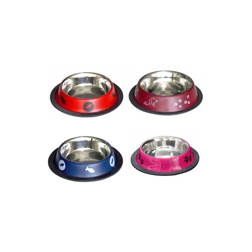 Tommy 24 OZ desenli çelik Mama/Su kabı